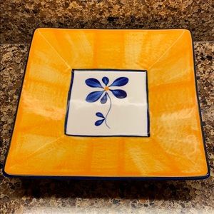 Temuka Pottery, Forget-me-not small serving plate